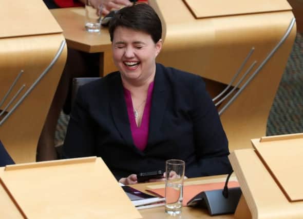Scottish Conservative leader Ruth  Davidson led the chorus to the PM,.