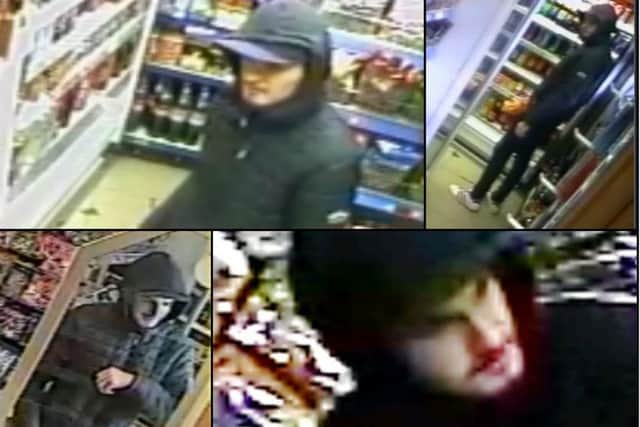 Police have released CCTV images of a man they would like to speak to about a robbery in Stenhouse, Edinburgh
