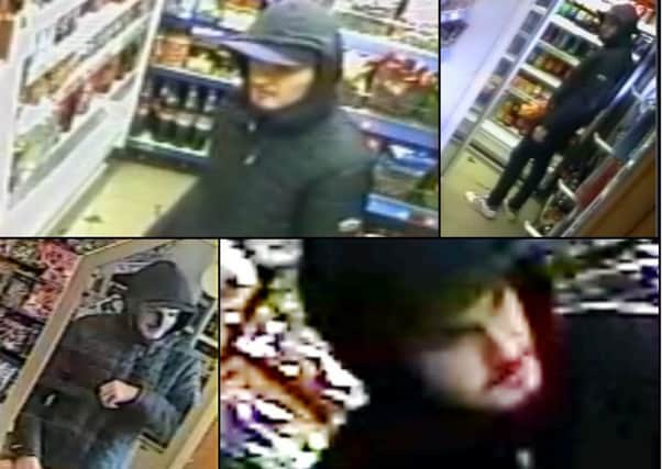 Police have released CCTV images of a man they would like to speak to about a robbery in Stenhouse, Edinburgh