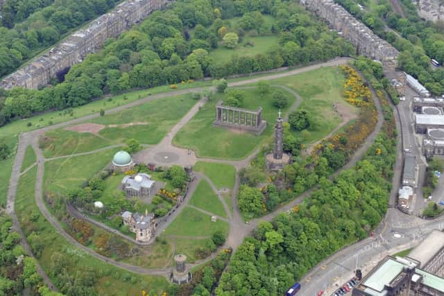 Calton Hill was described as a mugging hot spot where drunks and vagrants hang out. Picture: TSPL