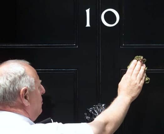 10 Downing Street prepares for Susan's arrival in a suitably appropriate manner. Picture: AP