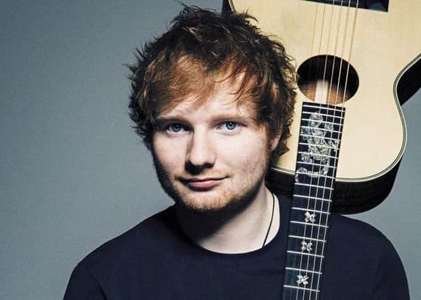 Ed Sheeran has injured his arm in a bike accident.