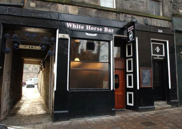 The White Horse Bar has been serving drinkers in the Royal Mile since the 17th century