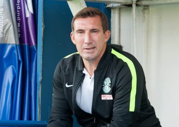 Alan Stubbs led Hibs to Scottish Cup glory. Pic: SNS