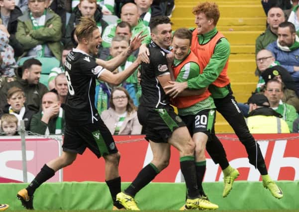 John McGinn scored twice when Hibs drew 2-2 with Celtic last month
