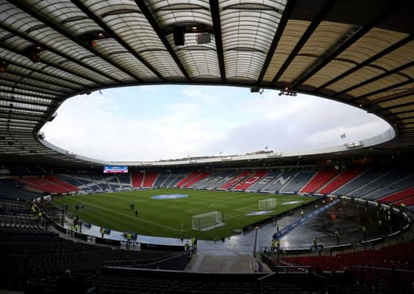 Celtic are unhappy with Hibs for failing to sell their full allocation with 10,000 empty seats expected at Hampden Park. Photo credit should read: Jane Barlow/PA Wire