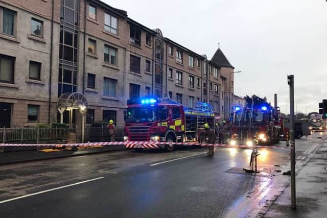 Fire services were called to the scene. Picture; @florencesneadEN