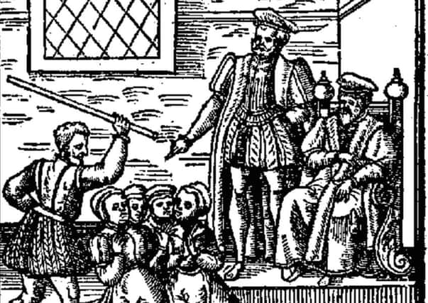 Depiction of witches being tortured, possibly before James VI who publised a compendium on witchcraft and lore in 1597 PIC: Creative Commons.