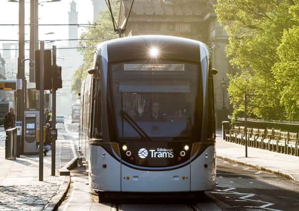 An Edinburgh tram. Picture: Ian Georgeson