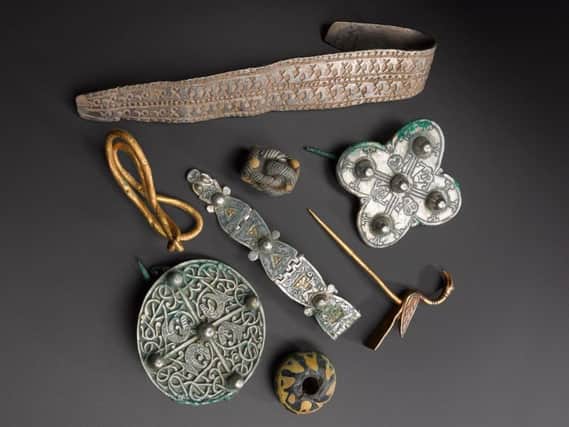 The Galloway Hoard was discovered buried in a field by a metal detectorist three years ago.