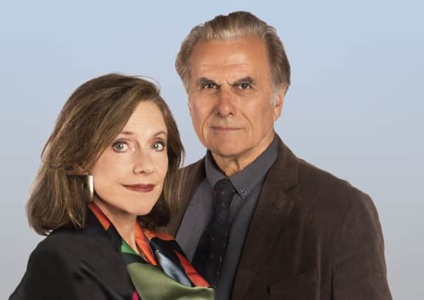 Belinda Lang and Oliver Cotton in Duet for One