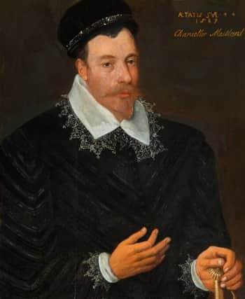 On the surface, its a straightforward painting of Scottish Lord Chancellor Sir John Maitland&