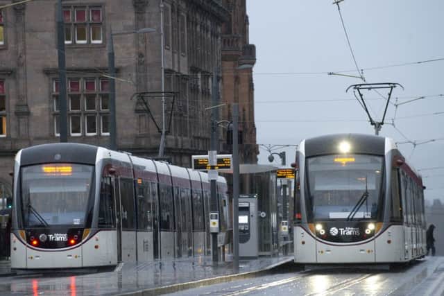 Edinburgh trams. Picture: Lesley Martin