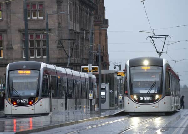 Edinburgh trams. Picture: Lesley Martin