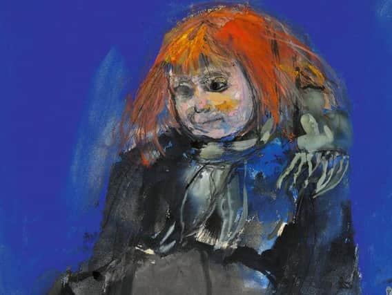 Girl With a Green Scarf is among Joan Eardley's paintings of tenement children in Glasgow coming up for auction.