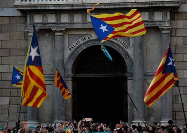 The Scottish Government says it 'understands and respects' the position of the Catalan Government.


 Picture: PAU BARRENA/AFP/Getty Images