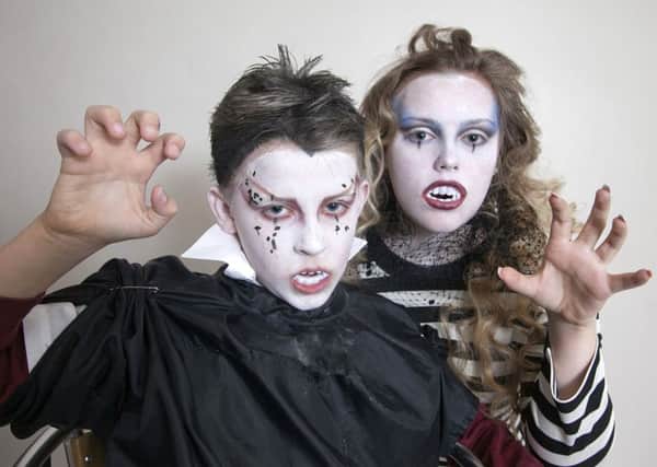 Halloween make up feature - Jennifer and Callum Raeburn