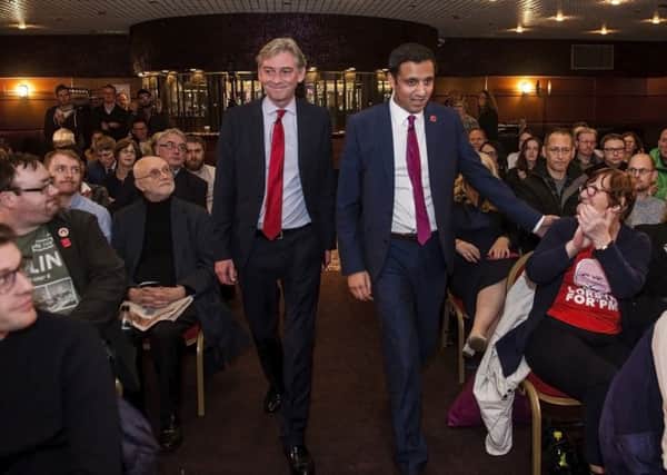 Richard Leonard and Anas Sarwar attend a Labour leaderhsip hustings. Picture: John Devlin