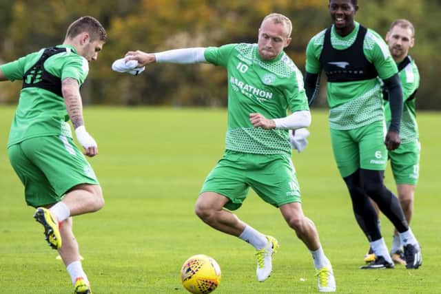 Dylan McGeouch will be looking to continue his impressive run of form at Rugby Park tonight. Picture: SNS Group