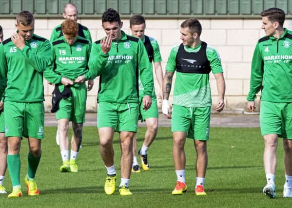 Hibs know a victory would take them into third spot, at least until the weekend. Picture: SNS Group