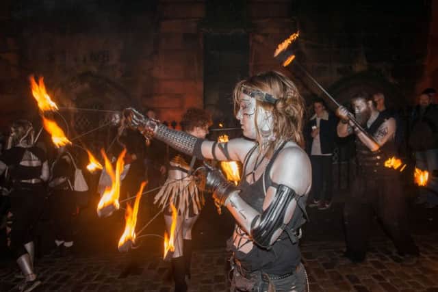The Samhuinn Fire Festival celebrates the Celtic New Year, marking the end of summer and welcoming the onset of winter. Picture: Ian Georgeson