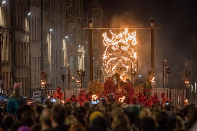 The Samhuinn Fire Festival celebrates the Celtic New Year, marking the end of summer and welcoming the onset of winter. Picture: Ian Georgeson