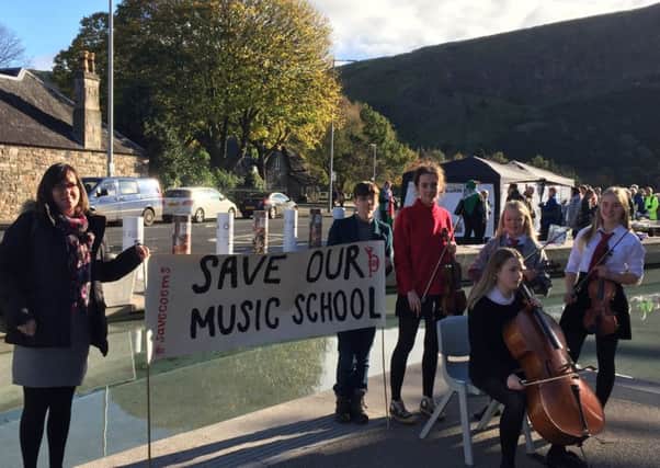 The City of Edinburgh Music School took its campaign to stave off closure to the Scottish Parliament
