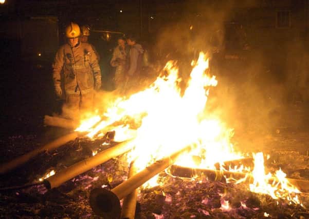 Police have issued a plea to curb anticsocial behaviour on Bonfire Night. Picture: TSPL