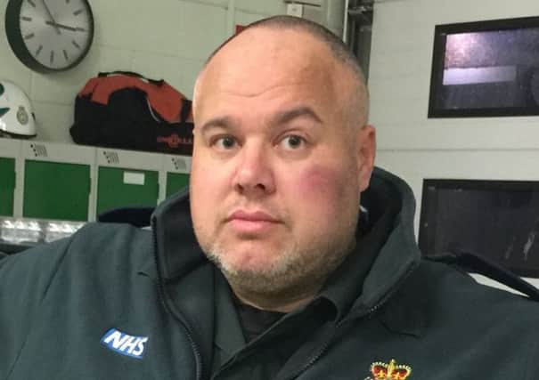Student paramedic Tony Traynor suffered cuts and bruises in teh attack