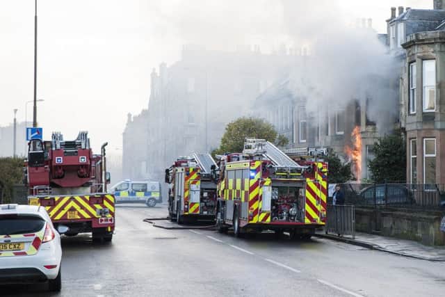 The fire broke out on Ferry Road: Picture: Pavils Vorobjovs