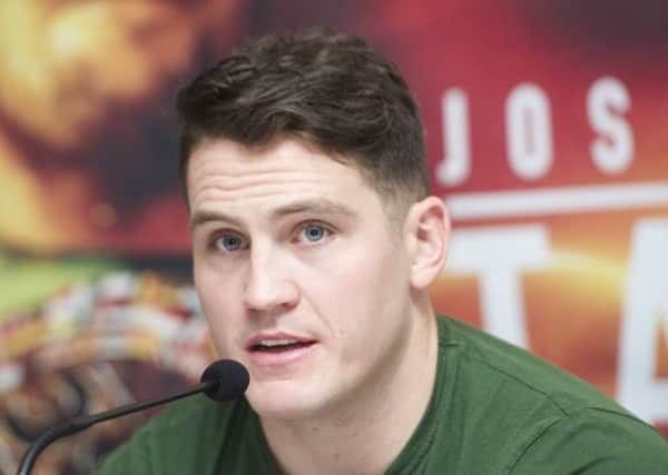 Shane McGuigan, the trainer of Josh Taylor, has his man in great nick. Pic: SNS