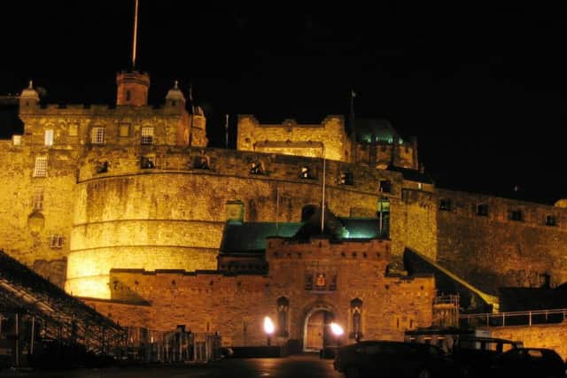 Edinburgh Castle by night. Picture: Stephen Finn