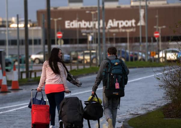 Edinburgh Airport has experienced its busiest ever October. Picture: TSPL