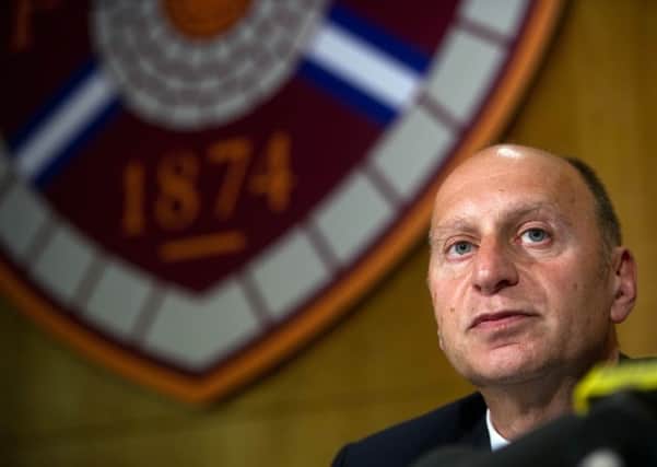 Bryan Jackson helped stave off liquidation at Hearts in 2014. Pic: SNS