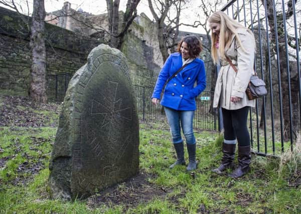 The Swedish Runestone is not easy to see now but its planned new location in George Square will make it more accessible. Picture: Ian Georgeson