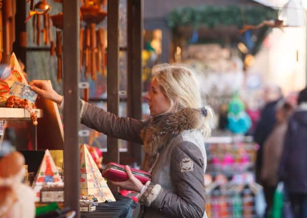 The Edinburgh Christmas Market was named the second best in the UK