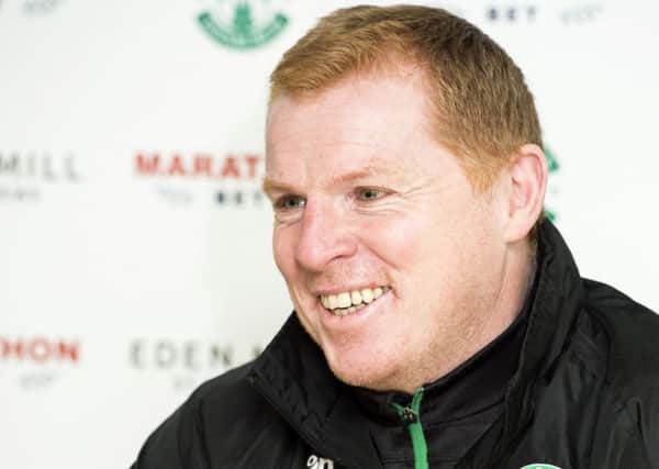 Hibs head coach Neil Lennon is very content with his role at Hibs