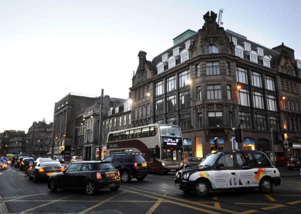 Some properties on Princes Street have been affected by the power cut.