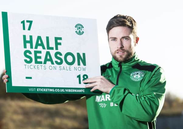 Lewis Stevenson promotes the new half season tickets which are now on sale