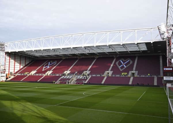 The new main stand at Tynecastle ahead of yesterday's game. Pic: SNS
