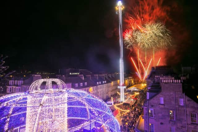 Edinburgh's Christmas welcomed over 370,000 people over the weekend. Picture: Contributed