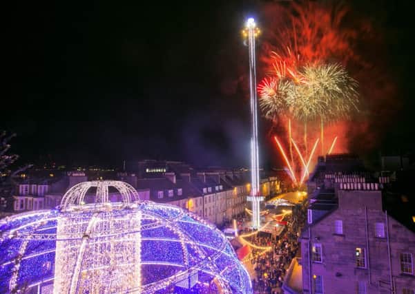 Edinburgh's Christmas welcomed over 370,000 people over the weekend. Picture: Contributed