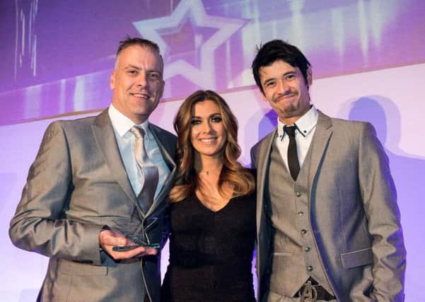 The Barrelhouse Bar and Grill picked up two awards, with actress Kym Marsh giving out their award.