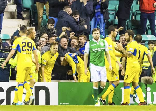 Hibs suffered last-minute heartache against St Johnstone last weekend. Pic: SNS