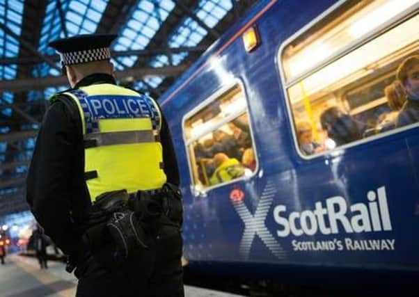 British Transport Police arrested a man at Waverley station