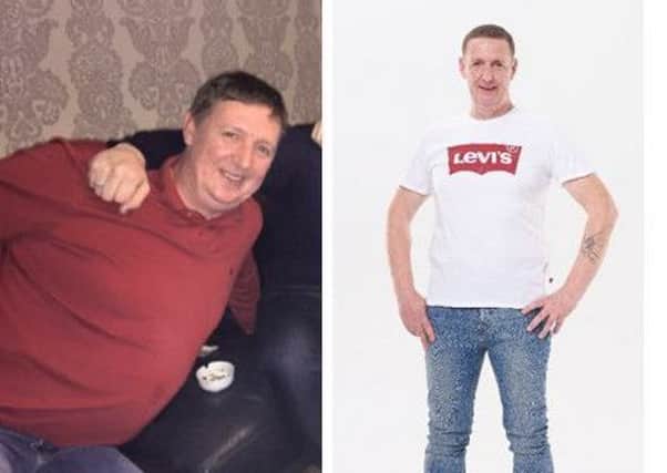 Sean Arthur and his daughter Siobhan - who have both lost 6 stone 10 pounds between them.

before and after pictures