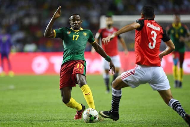 Djoum admits that he has struggled to cope with the demands of international football for Cameroon. Pic: Getty