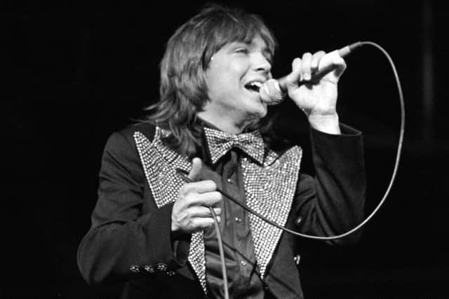 David Cassidy performing in Manchester in 1974. Picture: PA