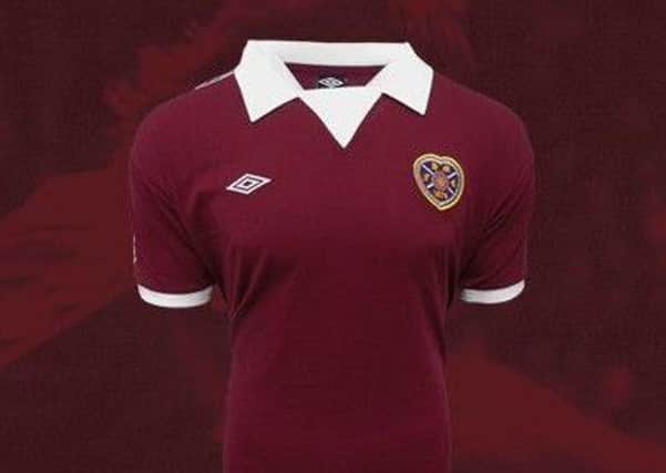 The iconic Hearts 1978 shirt. Picture: Heart of Midlothian Fc