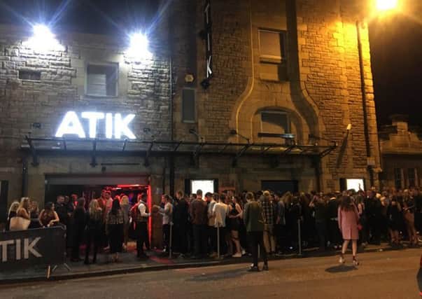 The incident took place at Atik nightclub in Tollcross, Edinburgh. Picture: Atik Edinburgh